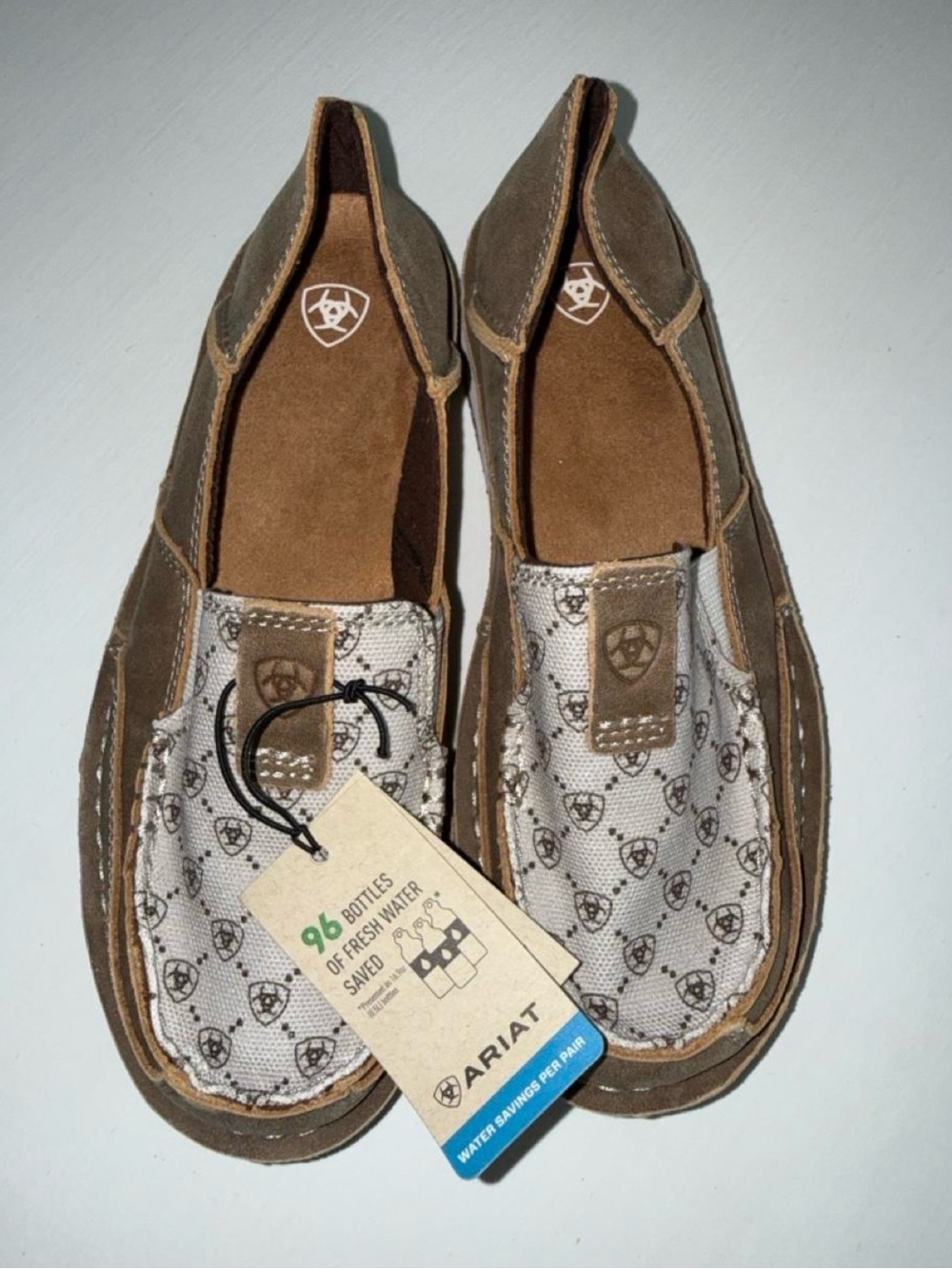NWT Ariat Women's Brown Slip-On Casual Shoe-size 7